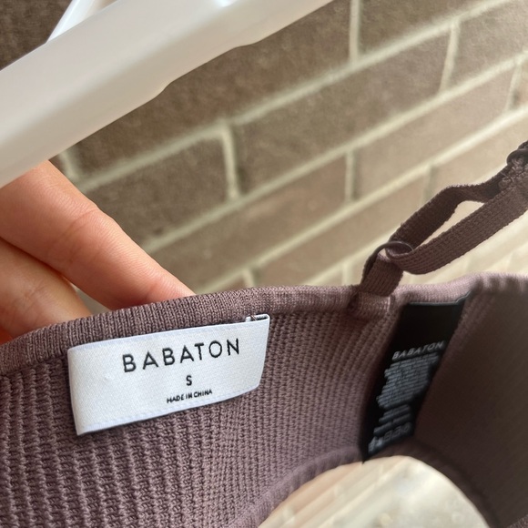 Babaton Chocolate Ribbed Bra - Picture 3 of 7